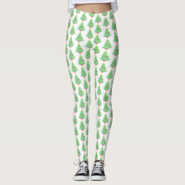 Weihnachtsbaum-Leggings Leggings