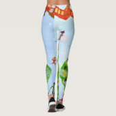 Weihnachtsbaum-Leggings Leggings (Rückseite)