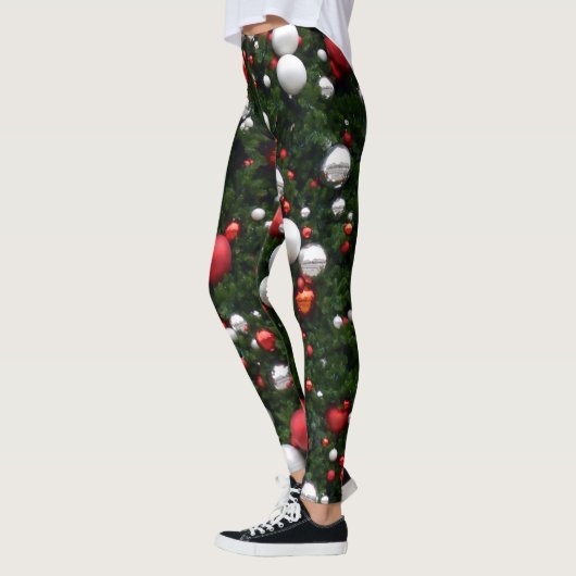 Weihnachtsbaum-Leggings Leggings (Links)