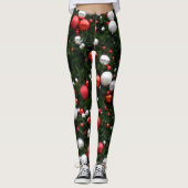 Weihnachtsbaum-Leggings Leggings (Vorderseite)