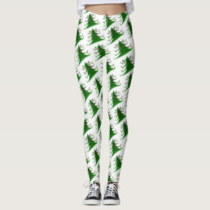 Weihnachtsbaum-Leggings Leggings