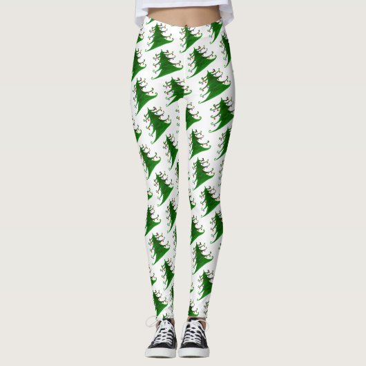 Weihnachtsbaum-Leggings Leggings (Vorderseite)