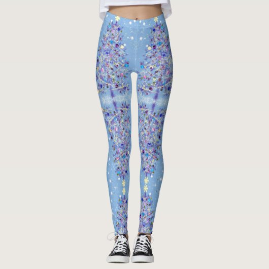 Weihnachtsbaum-Leggings Leggings (Vorderseite)