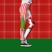 Weihnachtsbaum Leggings Santa Personalize S - XL