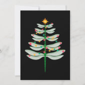 Weihnachtsbaum-Leinwand Feiertagskarte (Vorderseite)