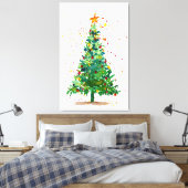 Weihnachtsbaum Leinwanddruck (Insitu (Schlafzimmer))