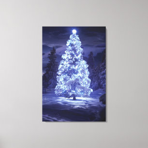 Weihnachtsbaum Leinwanddruck