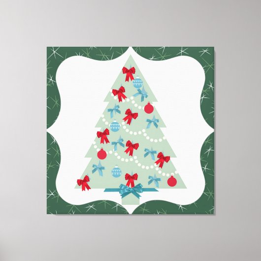 Weihnachtsbaum Leinwanddruck (Vorderseite)