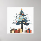 Weihnachtsbaum Leinwanddruck (Vorderseite)