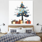 Weihnachtsbaum Leinwanddruck (Insitu (Schlafzimmer))