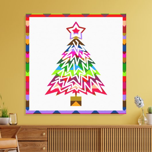 Weihnachtsbaum Leinwanddruck (Insitu (Wohnzimmer))