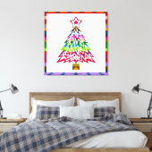 Weihnachtsbaum Leinwanddruck (Insitu (Schlafzimmer))