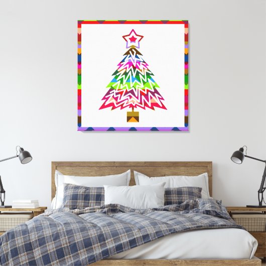 Weihnachtsbaum Leinwanddruck (Insitu (Schlafzimmer))