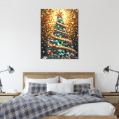 Weihnachtsbaum Leinwanddruck (Insitu (Schlafzimmer))