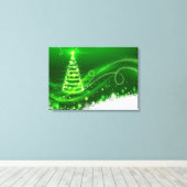 Weihnachtsbaum Leinwanddruck (Insitu (Holzboden))