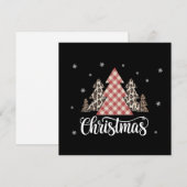 Weihnachtsbaum Leopard Funny Xmas Urlaub Feiertagskarte (Vorne/Hinten)