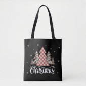 Weihnachtsbaum Leopard Funny Xmas Urlaub Tasche (Vorderseite)