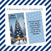 Weihnachtsbaum Lesezeichen Weihnachtskarte Feiertagskarte