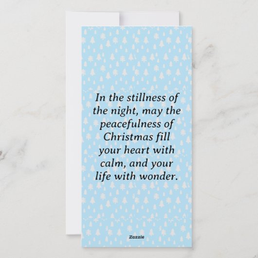 Weihnachtsbaum Lesezeichen Weihnachtskarte Feiertagskarte (Rückseite)