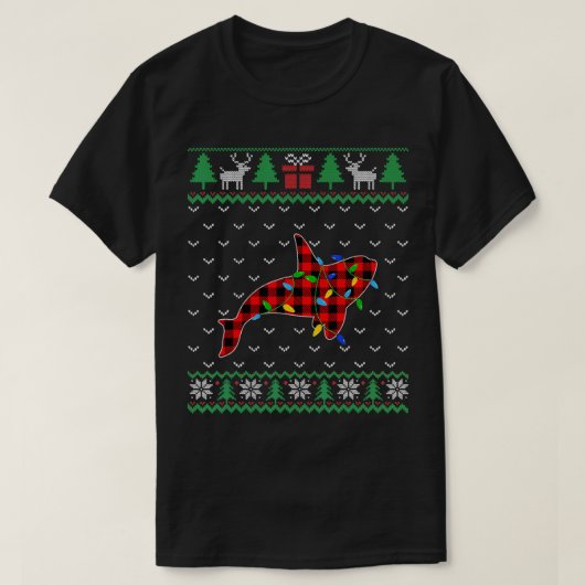 Weihnachtsbaum Leuchten Dekoration Weihnachtsweiß T-Shirt (Design vorne)