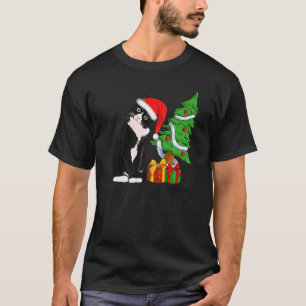 Weihnachtsbaum Leuchtend Weihnachtskatzenjause T-Shirt