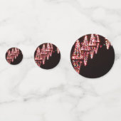 Weihnachtsbaum Licht Reflektionen über den See Konfetti (Vorderseiten)