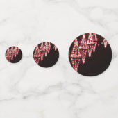 Weihnachtsbaum Licht Reflektionen über den See Konfetti (Rückseiten)