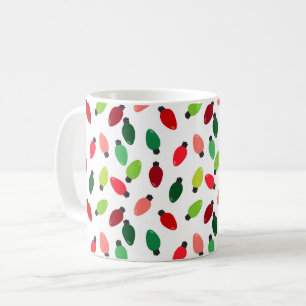 Weihnachtsbaum Lichter Bedruckter Kaffeebecher Tas Kaffeetasse