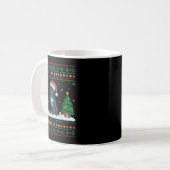 Weihnachtsbaum Lichter Cane Corso Dog Santa Ugly X Kaffeetasse (Vorderseite Links)