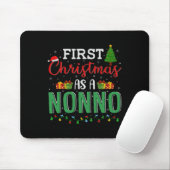 Weihnachtsbaum Lichter Dekor Lustiges erstes Weihn Mousepad (Mit Mouse)