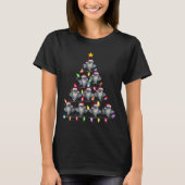 Weihnachtsbaum Lichter Männer - Frauen Santa Sting T-Shirt (Vorderseite)