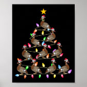 Weihnachtsbaum Lichter Männer Frauen Weihnachtsgeb Poster (Vorne)