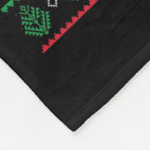 Weihnachtsbaum Lichter Perserkatze Weihnachtsfeier Fleecedecke (Ecke)