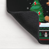 Weihnachtsbaum Lichter Weihnachten Mousepad (Ecke)