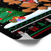 Weihnachtsbaum Lichter Weihnachten Poster (Ecke)