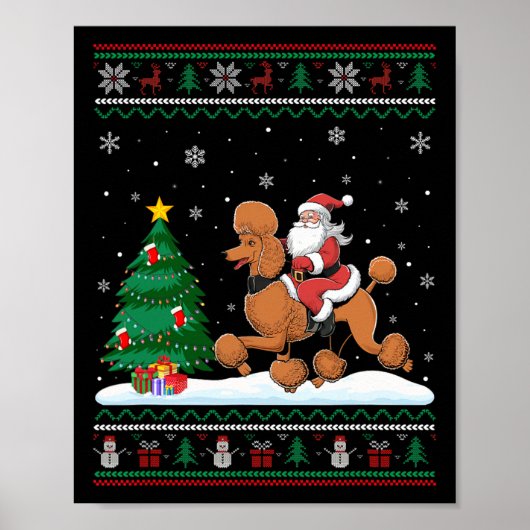 Weihnachtsbaum Lichter Weihnachten Poster (Vorne)