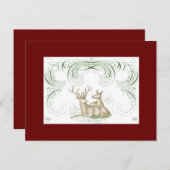 Weihnachtsbaum "Lieber Weihnachtsmann" Postkarte (Vorne/Hinten)