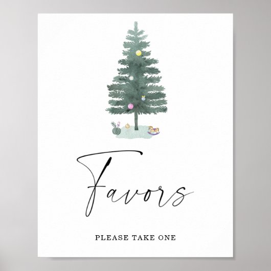Weihnachtsbaum - Lieblings-Poster Poster (Vorne)