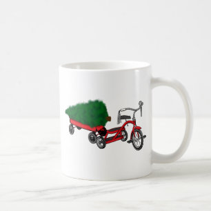 Weihnachtsbaum-Lieferung Kaffeetasse