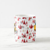 Weihnachtsbaum-Lieferwagen Kaffeetasse (Mittel)