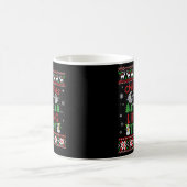 Weihnachtsbaum Lifting Team Funny Ugly Sweater T-S Kaffeetasse (Mittel)