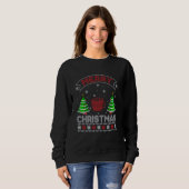 Weihnachtsbaum Lighting Men Hot Cocoa Ugly Christ Sweatshirt (Vorne ganz)