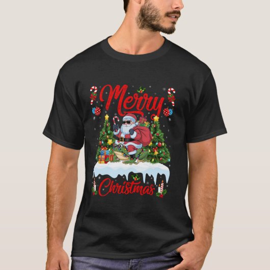 Weihnachtsbaum Lighting Weihnachtsfeier T-Shirt (Vorderseite)