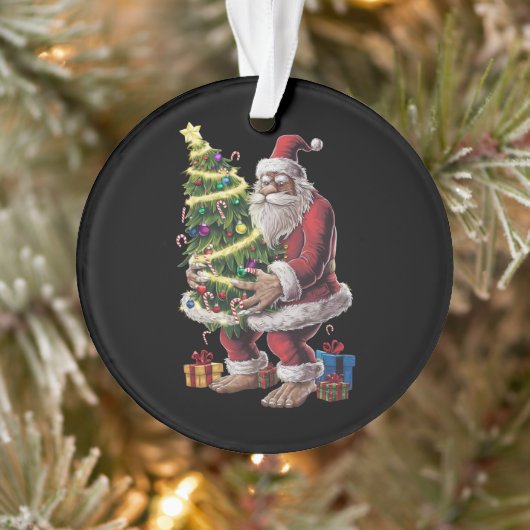 Weihnachtsbaum Lights Xmas Sasquatch Lover Ornament (Baum)