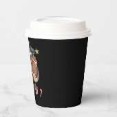 Weihnachtsbaum Lights Xmas Sasquatch Lover Pappbecher (Links)