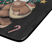 Weihnachtsbaum Lights Xmas Sasquatch Lover Schneidebrett (Ecke)