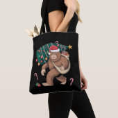 Weihnachtsbaum Lights Xmas Sasquatch Lover Tasche (Von Nahem)