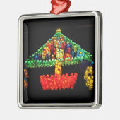 Weihnachtsbaum Lite Brite Silbernes Ornament (Links)