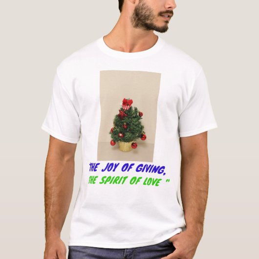 Weihnachtsbaum-Logo-Design für T - Shirt (Vorderseite)