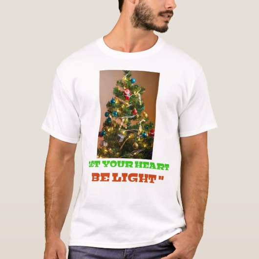 Weihnachtsbaum-Logo-Design für T - Shirt (Vorderseite)